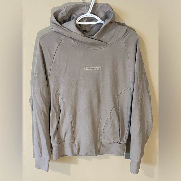 Alphalete Identity Pro Gray Hooded Sweatshirt Men’s Size XL - Picture 2 of 7